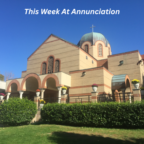 Check out the Schedule of Events and Services This Week!